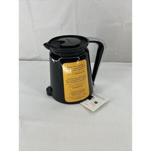 KEURIG 2.0 K-Carafe THERMAL Coffee Pot Black Silver Handle 4 Cup 32oz